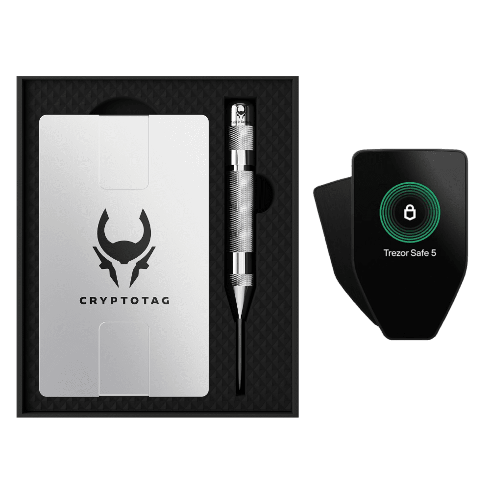 cryptotag+trezor safe 5